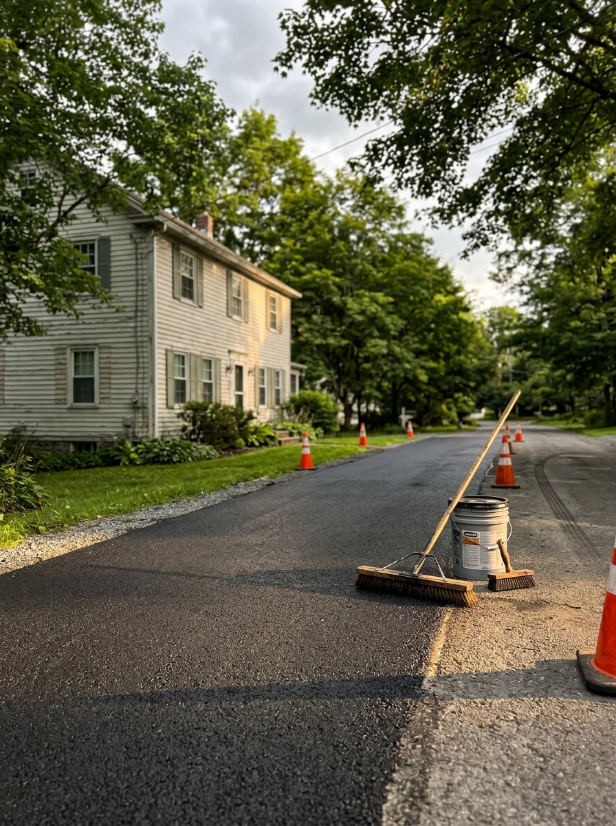 Skilled worker performing exterior repair on Fallsburg seasonal or residential property.